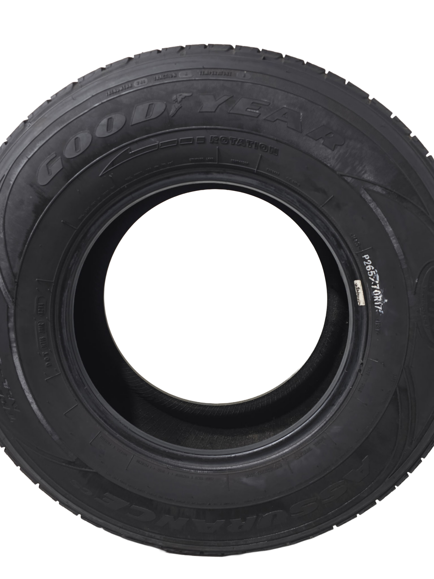 Goodyear Assurance P265-70-17 5/32" tread